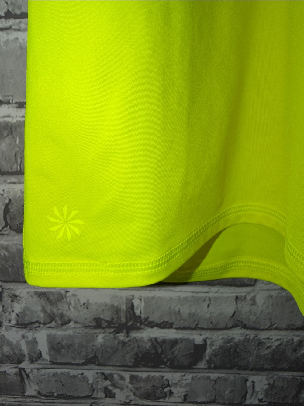 Athleta‎ Neon Yellow Racerback Performance Tank - Picture 2 of 7